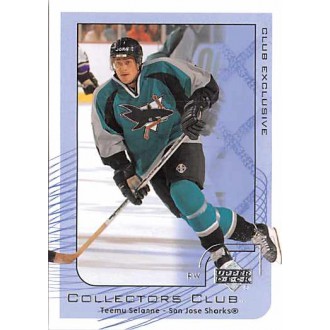 Řadové karty - Selanne Teemu - 2001-02 Upper Deck Collectors Club Exclusive No.NHL13
