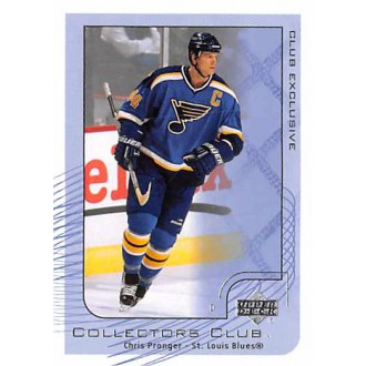 Řadové karty - Pronger Chris - 2001-02 Upper Deck Collectors Club Exclusive No.NHL14