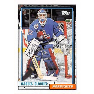 Řadové karty - Cloutier Jacques - 1992-93 Topps No.66