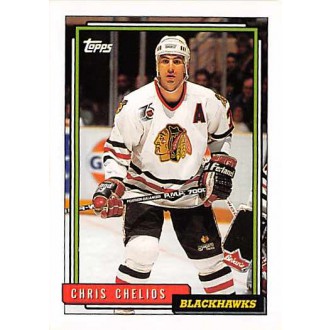 Řadové karty - Chelios Chris - 1992-93 Topps No.98
