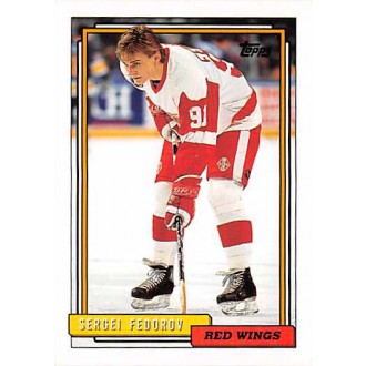 Řadové karty - Fedorov Sergei - 1992-93 Topps No.252