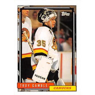 Řadové karty - Gamble Troy - 1992-93 Topps No.412