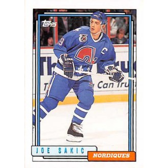 Řadové karty - Sakic Joe - 1992-93 Topps No.495