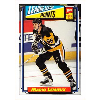 Řadové karty - Lemieux Mario - 1992-93 Topps No.504