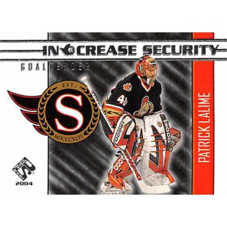 Insertní karty - Lalime Patrick - 2003-04 Private Stock Reserve Increase Security No.11