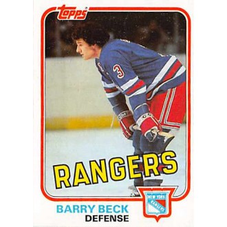 Řadové karty - Beck Barry - 1981-82 Topps No.3