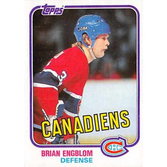 Řadové karty - Engblom Brian - 1981-82 Topps No.10