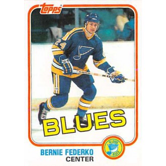 Řadové karty - Federko Bernie - 1981-82 Topps No.12