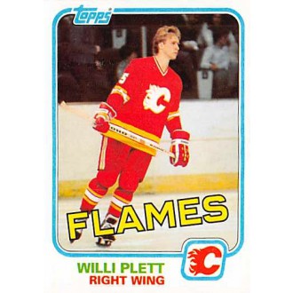 Řadové karty - Plett Willi - 1981-82 Topps No.26