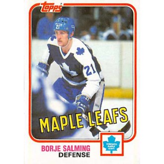 Řadové karty - Salming Borje - 1981-82 Topps No.33
