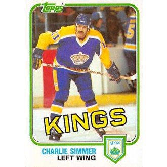 Řadové karty - Simmer Charlie - 1981-82 Topps No.35