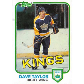 Řadové karty - Taylor Dave - 1981-82 Topps No.40