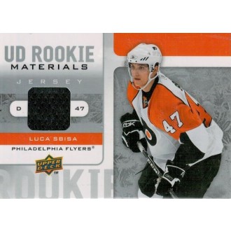 Jersey karty - Sbisa Luca - 2008-09 Upper Deck Rookie Materials No.RM-LS