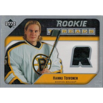 Jersey karty - Toivonen Hannu - 2005-06 Upper Deck Rookie Threads No.RT-HT