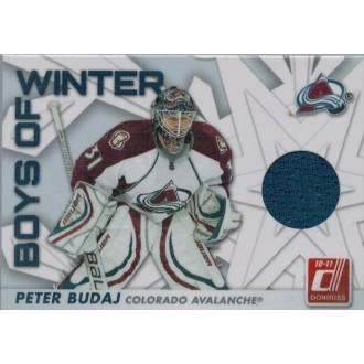 Jersey karty - Budaj Peter - 2010-11 Donruss Boys of Winter Threads No.50