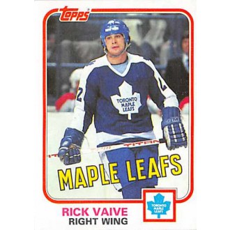 Řadové karty - Vaive Rick - 1981-82 Topps No.44