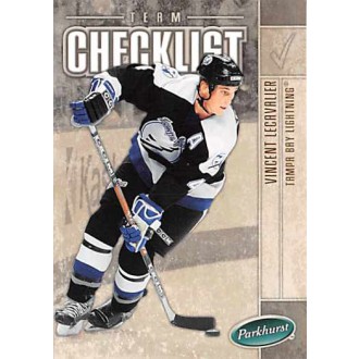 Řadové karty - Lecavalier Vincent - 2005-06 Parkhurst No.697