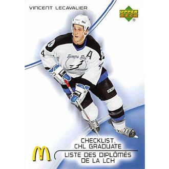 Insertní karty - Lecavalier Vincent - 2005-06 McDonalds Upper Deck CHL Graduates No.CG4