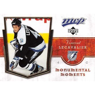 Insertní karty - Lecavalier Vincent - 2007-08 MVP Monumental Moments No.MM12