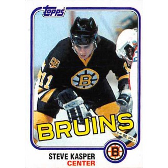 Řadové karty - Kasper Steve - 1981-82 Topps No.E68