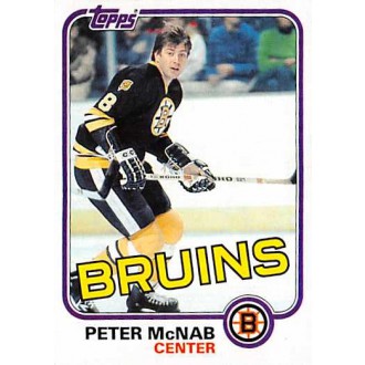 Řadové karty - McNab Peter - 1981-82 Topps No.E69