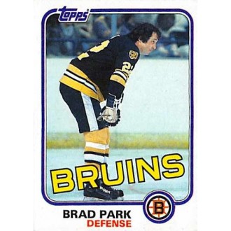 Řadové karty - Park Brad - 1981-82 Topps No.E72