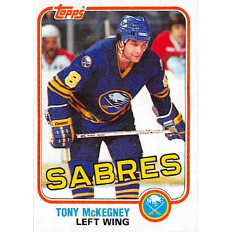 Řadové karty - McKegney Tony - 1981-82 Topps No.E76