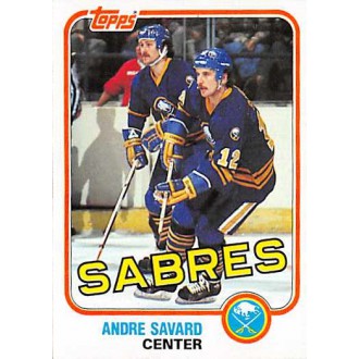 Řadové karty - Savard Andre - 1981-82 Topps No.E78