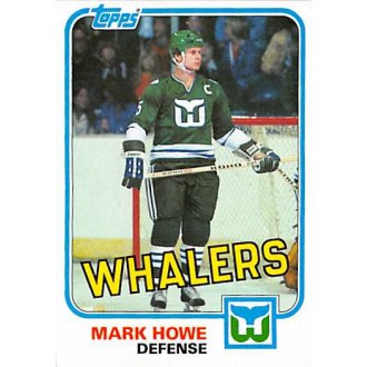 Řadové karty - Howe Mark - 1981-82 Topps No.E82