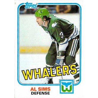 Řadové karty - Sims Al - 1981-82 Topps No.E85