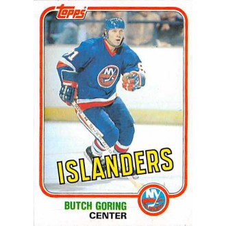 Řadové karty - Goring Butch - 1981-82 Topps No.E89