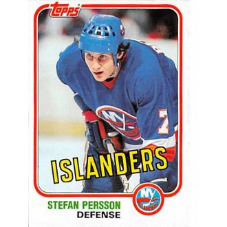 Řadové karty - Persson Stefan - 1981-82 Topps No.E92