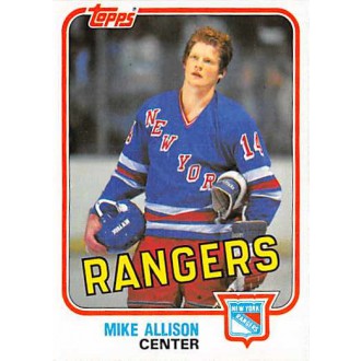 Řadové karty - Allison Mike - 1981-82 Topps No.E94