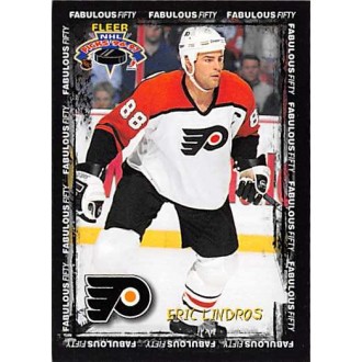 Insertní karty - Lindros Eric - 1996-97 Fleer NHL Picks Fabulous 50 No.28
