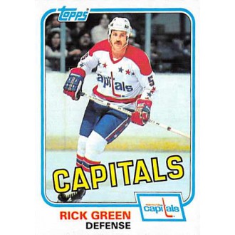 Řadové karty - Green Rick - 1981-82 Topps No.E118