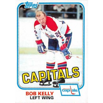 Řadové karty - Kelly Bob - 1981-82 Topps No.E119