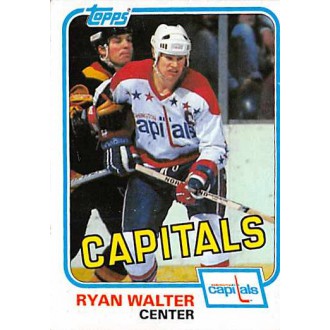 Řadové karty - Walter Ryan - 1981-82 Topps No.E122