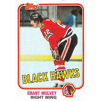 Řadové karty - Mulvey Grant - 1981-82 Topps No.W72