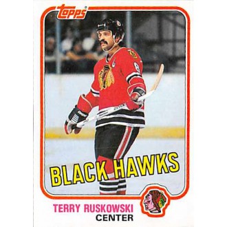 Řadové karty - Ruskowski Terry - 1981-82 Topps No.W74