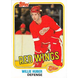 Řadové karty - Huber Willie - 1981-82 Topps No.W89