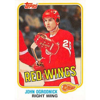 Řadové karty - Ogrodnick John - 1981-82 Topps No.W95