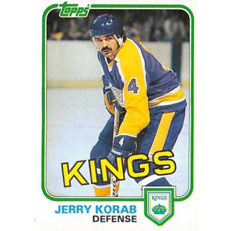 Řadové karty - Korab Jerry - 1981-82 Topps No.W97