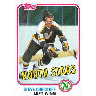Řadové karty - Christoff Steve - 1981-82 Topps No.W104