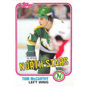 Řadové karty - McCarthy Tom - 1981-82 Topps No.W108