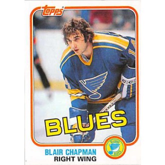 Řadové karty - Chapman Blair - 1981-82 Topps No.W115
