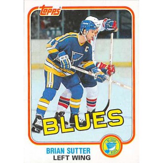 Řadové karty - Sutter Brian - 1981-82 Topps No.W122