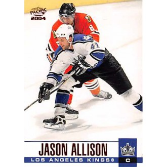 Paralelní karty - Allison Jason - 2003-04 Pacific Red No.151