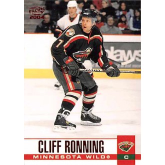 Paralelní karty - Ronning Cliff - 2003-04 Pacific Red No.170