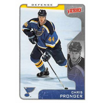 Řadové karty - Pronger Chris - 2001-02 Victory No.305
