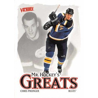 Řadové karty - Pronger Chris - 2001-02 Victory No.393